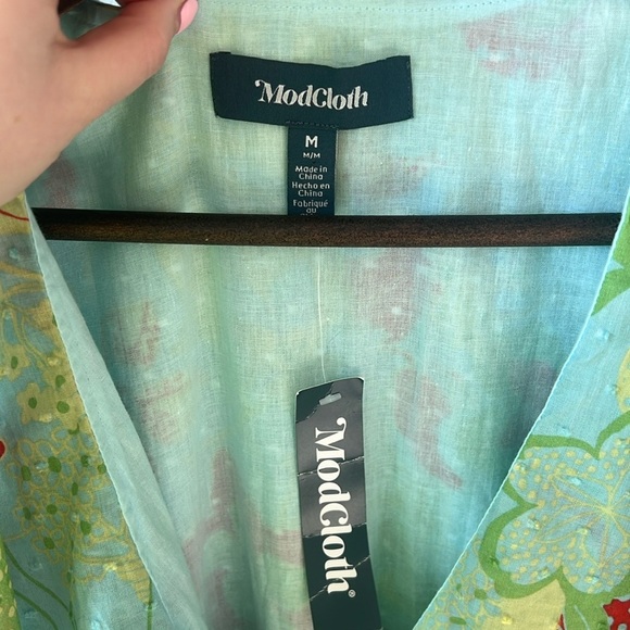 NWT Modcloth Lift Your Wings Wrap Dress - Picture 6 of 11